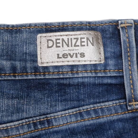 Denizen Shorts Juniors Size 3/26 High Rise Shortie Cuffed Blue Denim Measure W23 - Picture 8 of 9